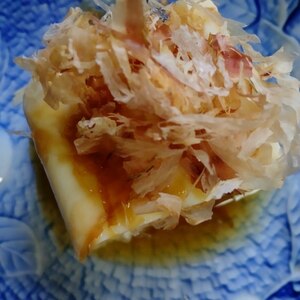 簡単おかかで湯豆腐